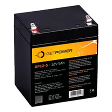 Bateria Selada 12v 5ah Getpower - Vrla Nobreak, Alarme Foto mini 2