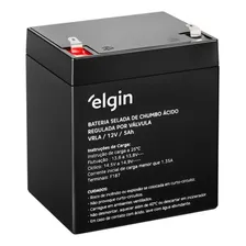 Bateria Selada 12v 5ah Vrla Agm Elgin Nobreak Sms Apc Autom Foto  mini 1