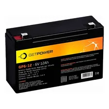 Bateria Selada 6v 12ah Gp 6-12 Getpower Foto  mini 1