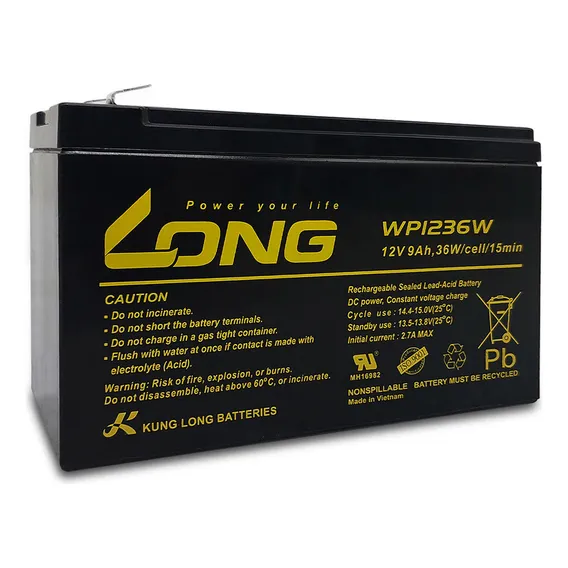 Bateria Selada Para Nobreak Long 12v 9ah - Wp1236w Foto 1