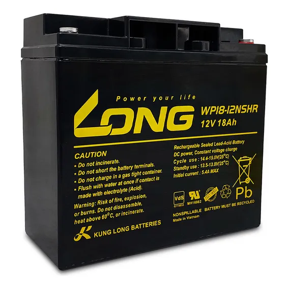 Bateria Selada Para Nobreaks Long 12v 18ah - Wp18-12nshr Foto 1