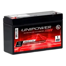 Bateria Selada Unipower Chumbo Ácido 6v 12ah Foto  mini 1