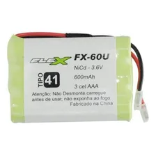 Bateria Universal Para Telefone Sem Fio 600mah 3,6v Fx-60u Foto  mini 1