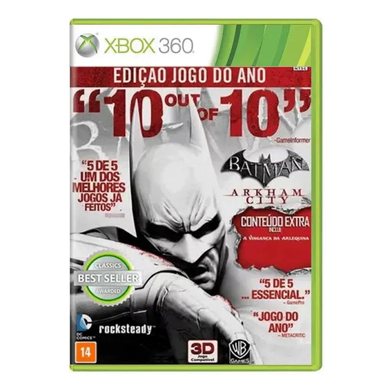 Batman Arkham City Edição Jogo Do Ano Xbox 360 Foto 1