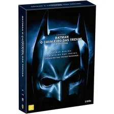 Batman Trilogia O Cavaleiro Das Trevas - Box 3 Dvds Lacrado Foto  mini 1