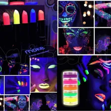 Batom Fluorescente P/ Festa Neon - Batom Diferente, Marcante Cor Pink Foto mini 4