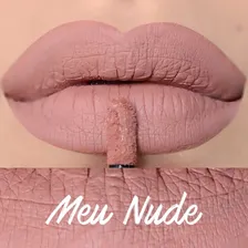 Batom Líquido Matte Hd Divamor Cor Meu Nude Foto mini  2