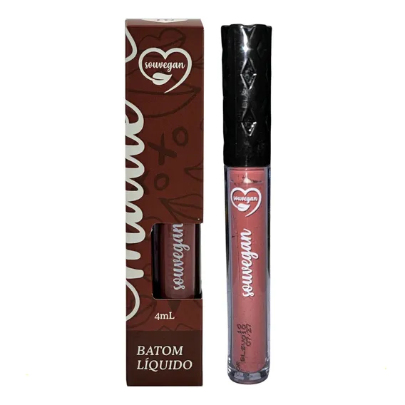 Batom Líquido Matte Souvegan Nude Foto 1