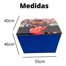 Bau Para Guardar Brinquedos Puf Impermeavel Infantil Mcqueen Foto mini 2