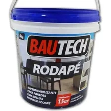 Bautech Rodapé 4kg Impermeabilizante Branco Parede Umidade Foto mini 3