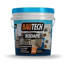 Bautech Rodapé 4kg Impermeabilizante Branco Parede Umidade Foto mini 1