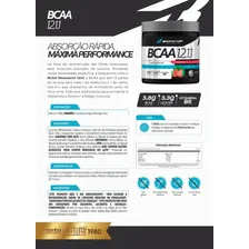 Bcaa 12:1:1 Recoveron 100g - Bodyaction Sabor Morango Foto mini 2
