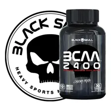 Bcaa 2400 30 Cápsulas Caveira Preta Black Skull Foto mini 4