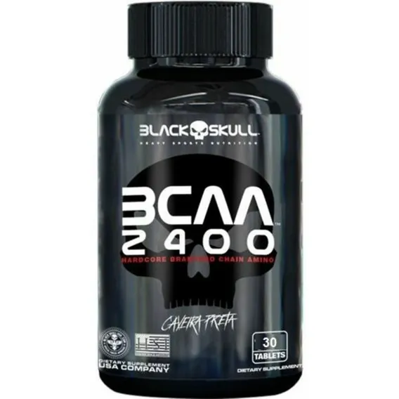Bcaa 2400 Black Skull 30 Tabs - Aminoácido Foto 1