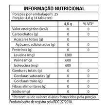 Bcaa 2400 Caveira Preta 100 Tabs - Black Skull Sabor Sem sabor Foto mini 2