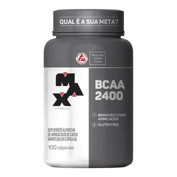 Bcaa 2400 Pote Com 100 Cápsulas Max Titanium Foto 1