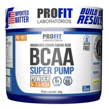 Bcaa 6:1:1 Em P贸 Super Pump 300g - Profit Labs Sabor Natural Foto mini 1