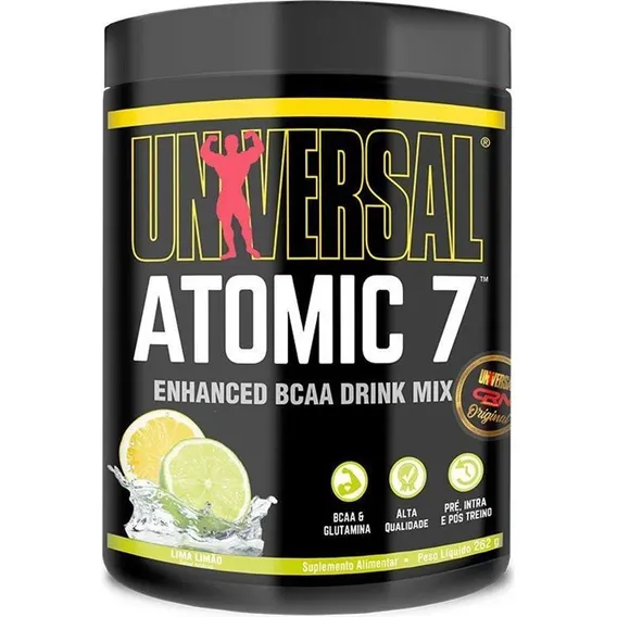 Bcaa Drink Atomic 7 - Universal Nutrition Sabor Limão Foto 1