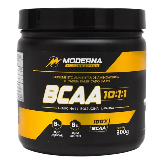Bcaa Em P贸 10:1:1 - 300g L-leucina, L-isoleucina E L-valina Foto 1