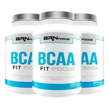 Bcaa Fit Foods 3 Unidades (120tabs) - Brn Foods Foto  mini 1
