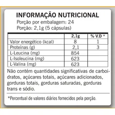 Bcaa Power 120 Cápsulas - Sports Nutrition - Hipertrofia Sabor Sem sabor Foto mini 3