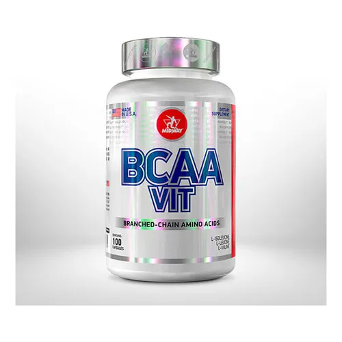 Bcaa Vit 100 Capsulas Sem Sabor - Midway Foto 1