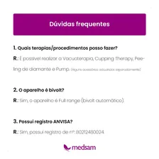 Beauty Dermo Htm Aparelho De Vacuo Endermoterapia 110V/220V Foto mini 4