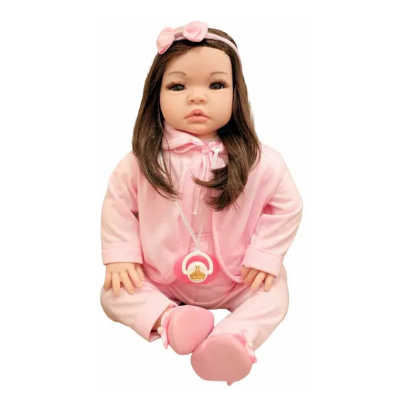 Bebê Boneca Linda Realista Tipo Reborn Foto 1