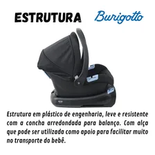 BebĂȘ Conforto Com Base Cadeirinha De Carro Preta Burigotto Foto mini 3