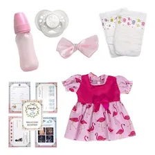 Bebê Reborn Menina Realista Silicone Morena 13 Acessórios Foto mini 3