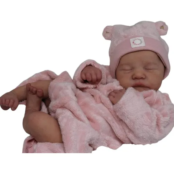 BebĂȘ Reborn Realista Menina Enxoval Luxo Dormindo Foto 1