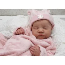 BebĂȘ Reborn Realista Menina Enxoval Luxo Dormindo Foto mini 4