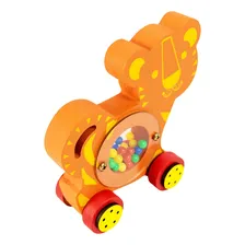 Bebê Tigre Brinquedo Infantil Em Madeira Foto mini 1