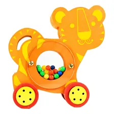 Bebê Tigre Brinquedo Infantil Em Madeira Foto mini 2