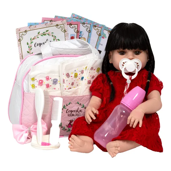 Bebe Reborn Baby Alive Morena Gatinha Acess贸rios Foto 1
