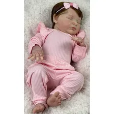 Bebe Reborn Menina Saskia, Corpo Inteiro Cabelo Fio A Fio Foto mini 4