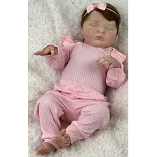 Bebe Reborn Menina Saskia, Corpo Inteiro Cabelo Fio A Fio Foto mini  3