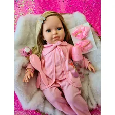 Bebe Reborn Realista Enxoval Imediato Menina Princesa Foto mini 3