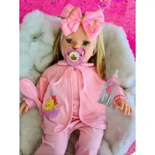 Bebe Reborn Realista Enxoval Imediato Menina Princesa Foto mini 2