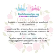 Bebe Reborn Realista Menina Loira Enxoval Completo Com Bolsa Foto  mini 1