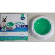 Bebedouro Acqua Fresca Tigela Gelada Chalesco Para Pets Cor Branco Foto mini 2