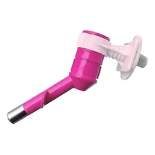 Bebedouro Automático Cães Cachorros Bico Bilha Garrafa Pet Cor Rosa Foto  mini 1