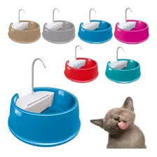Bebedouro Bebedouro P/ Gatos Cães Fonte Água Cor Azul Bivolt Foto mini  2