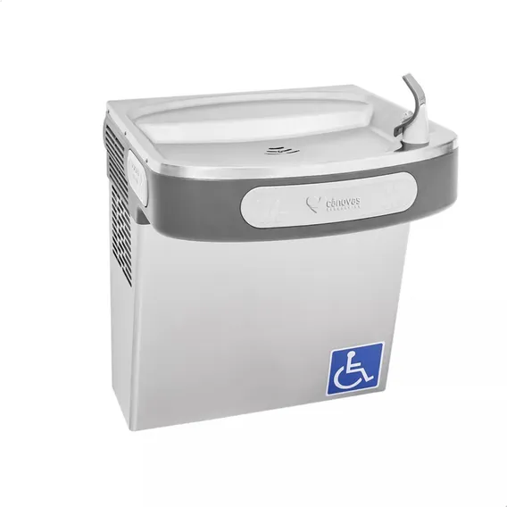 Bebedouro Com Acessibilidade Life Em Inox Industrial Cânovas Cor Cinza 220 Foto 1