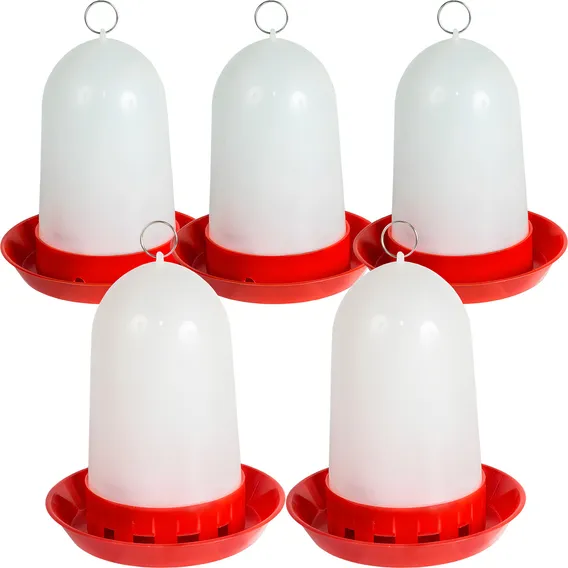 Bebedouro Comedor Automáticos Aves Galinha Codorna Cor Verm Foto 1