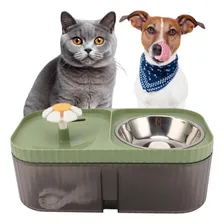 Bebedouro Comedouro Elétrico Automático Pet Cachorro Gato Cor Bebedouro Comedouro Verde 127/220v Foto mini 3
