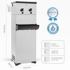 Bebedouro Industrial 25 Lts - Igrejas, Escolas E Empresas Cor Inox 110v Foto mini 4