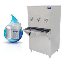 Bebedouro Industrial De Coluna 100 Litros 3 Torneiras Knox 220v Foto mini 4
