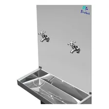 Bebedouro Industrial De Coluna Frisbel 50 Litros Inox - 127v Foto mini  3