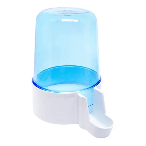 Bebedouro Italiano Canários Belga Malha Larga 300ml Bebedouro Italiano Malha Larga 300ml Cor Azul Foto 1
